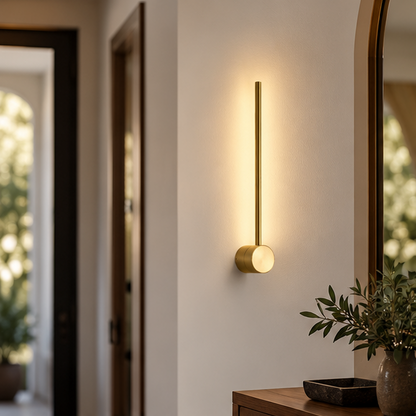 Royelux Modern LED Swivel Wall Sconce - Minimalist Metal Bedside Light Fixture