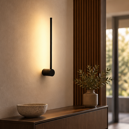 Royelux Modern LED Swivel Wall Sconce - Minimalist Metal Bedside Light Fixture