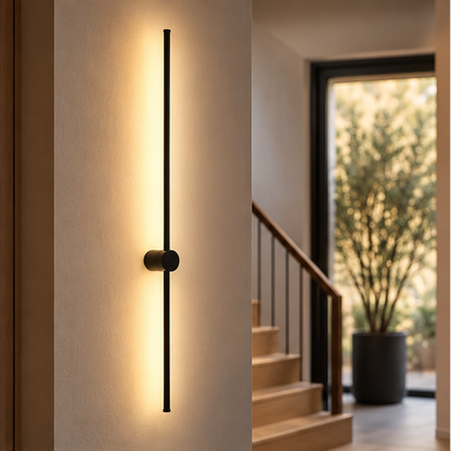 Royelux Modern LED Swivel Wall Sconce - Minimalist Metal Bedside Light Fixture