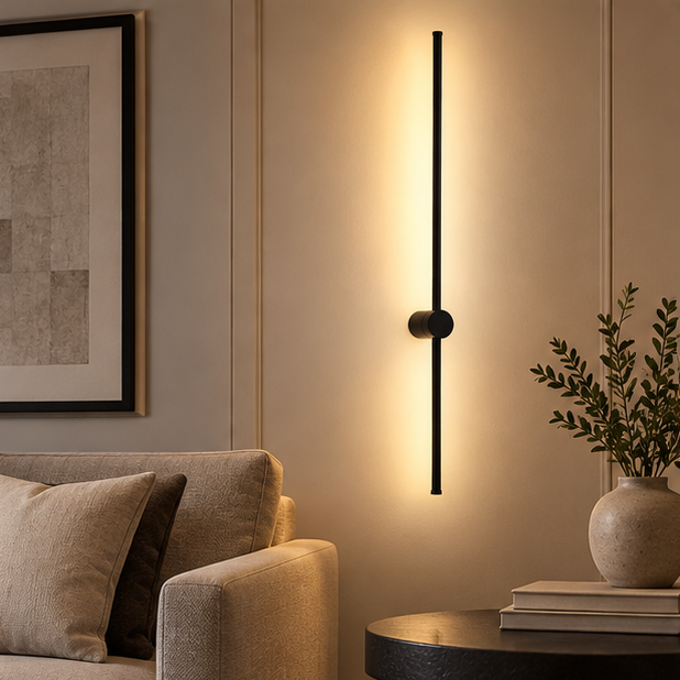 Royelux Modern LED Swivel Wall Sconce - Minimalist Metal Bedside Light Fixture