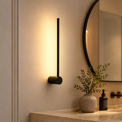 Royelux Modern LED Swivel Wall Sconce - Minimalist Metal Bedside Light Fixture