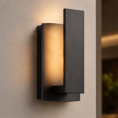 RoyaleGlow Modern Outdoor LED Wall Light Weatherproof Aluminum Fixture