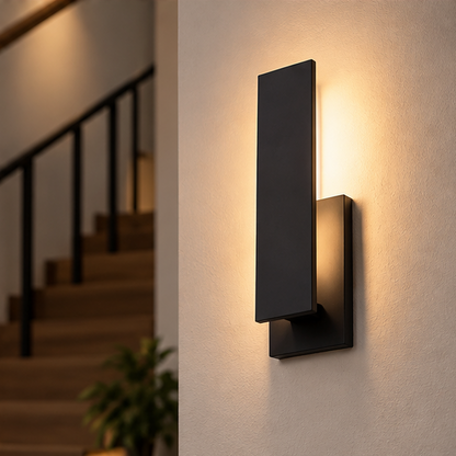 RoyaleGlow Modern Outdoor LED Wall Light Weatherproof Aluminum Fixture