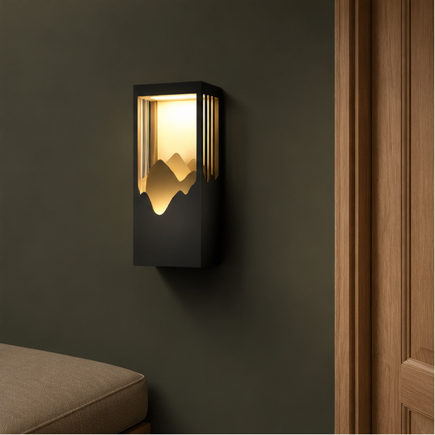 RoyaleGlow Modern Outdoor Wall Sconce Light-Nordic Garden Patio Fixture