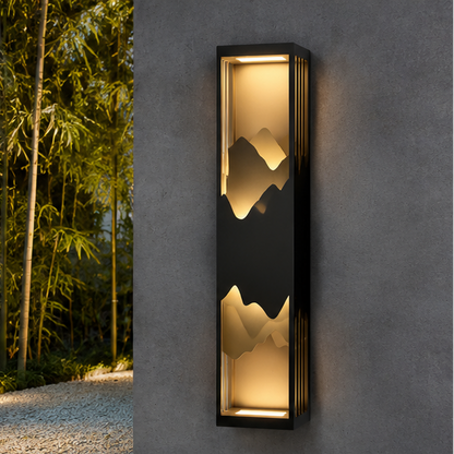 RoyaleGlow Modern Outdoor Wall Sconce Light-Nordic Garden Patio Fixture