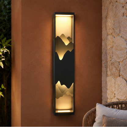 RoyaleGlow Modern Outdoor Wall Sconce Light-Nordic Garden Patio Fixture