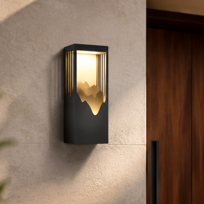 RoyaleGlow Modern Outdoor Wall Sconce Light-Nordic Garden Patio Fixture