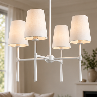 RoyaleGlow Modern Chandelier Hanging Light Fixture Metal LED Dining Room