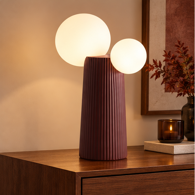 RoyaleGlow Modern Adjustable Height Table Lamp - Creative Indoor LED Light