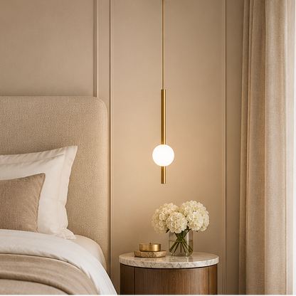 LuxRoyale Modern Minimalist Pendant Light - Hanging Lamp  for Restaurant,  Bedroom, Dining