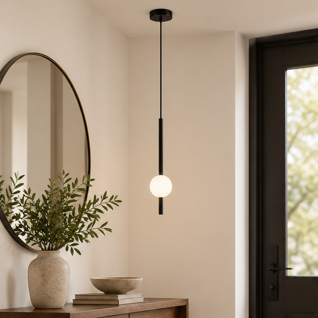 LuxRoyale Modern Minimalist Pendant Light - Hanging Lamp  for Restaurant,  Bedroom, Dining