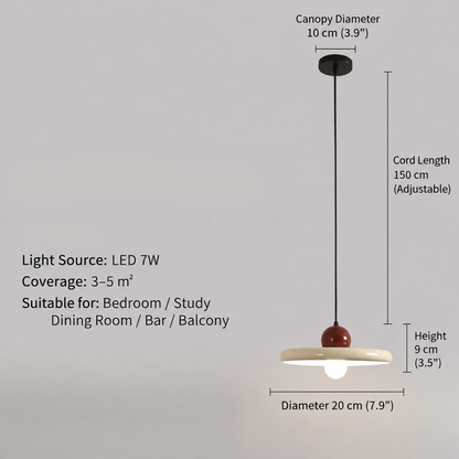 RoyaleGlow Retro Iron Pendant Light - Modern Glass Hanging Lamp for Dining, Bedroom