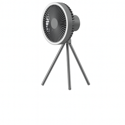 Royallure Portable Camping Fan 10000mAh Rechargeable with LED Light & Power Bank