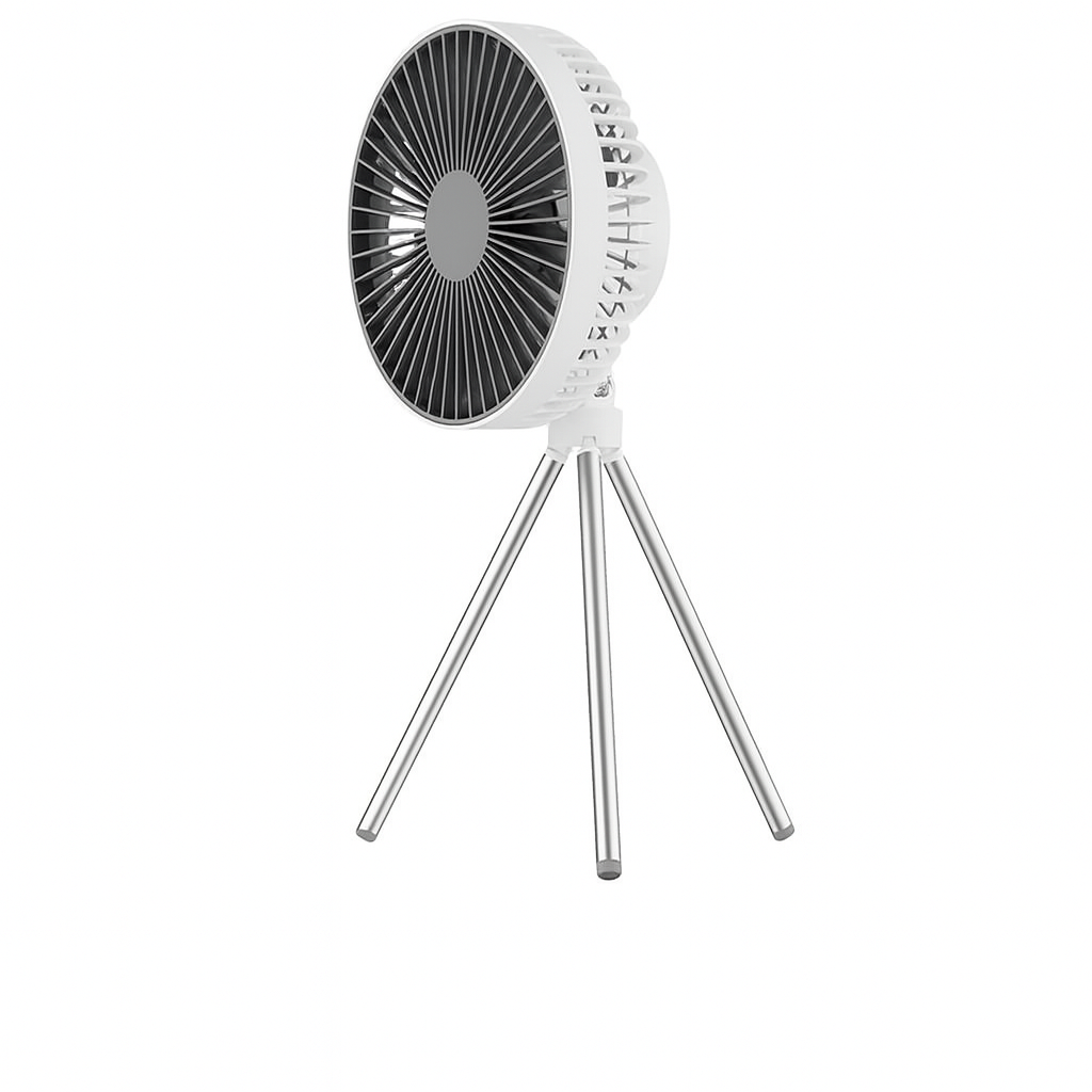 Royallure Portable Camping Fan 10000mAh Rechargeable with LED Light & Power Bank