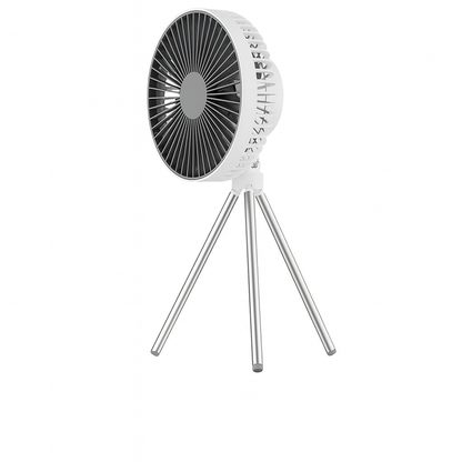 Royallure Portable Camping Fan 10000mAh Rechargeable with LED Light & Power Bank
