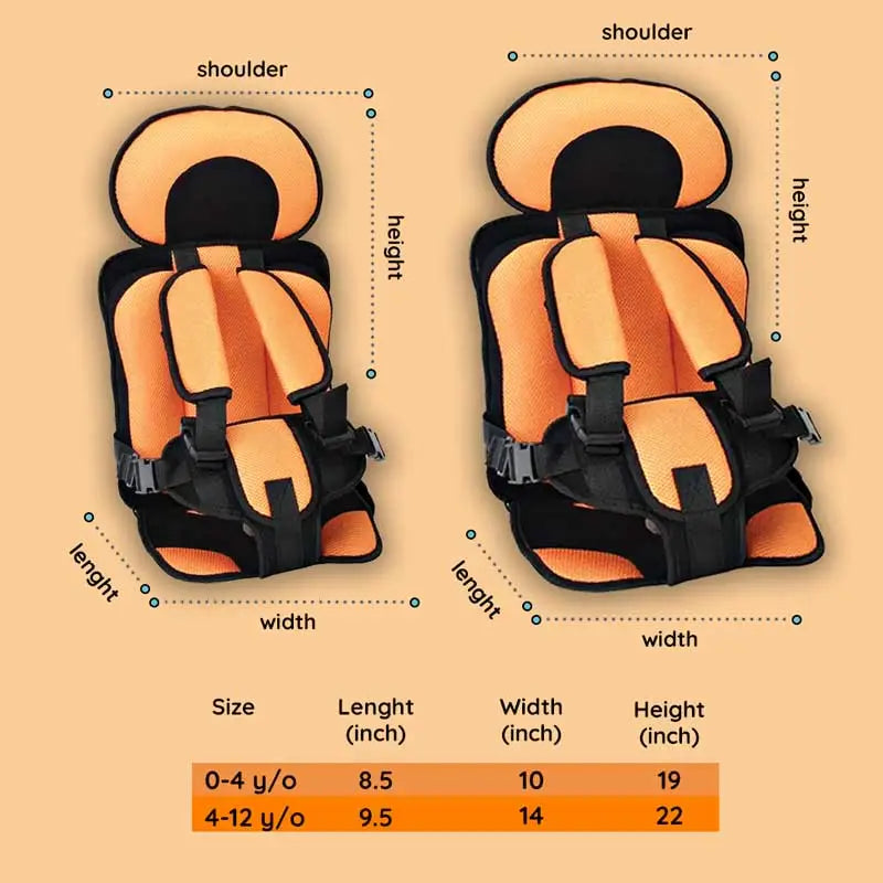 Luxora Child Protection Car Cushion Seat for Kids 0-12
