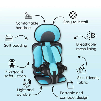 Luxora Child Protection Car Cushion Seat for Kids 0-12