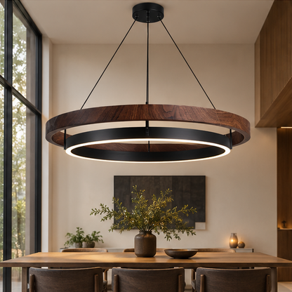 Circular LED Chandelier for Dining Room