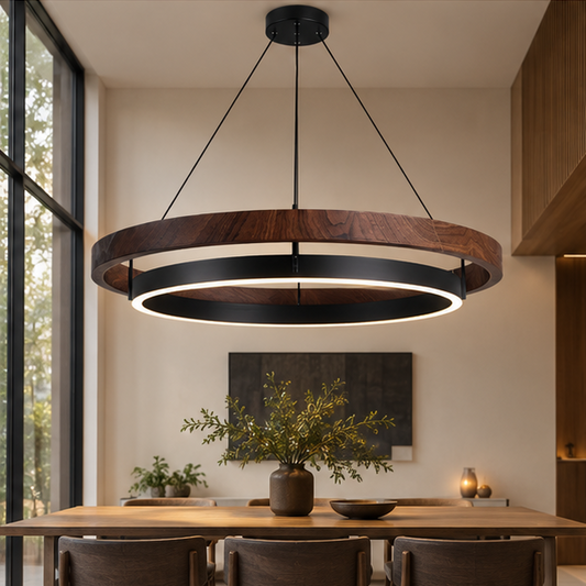 Circular LED Chandelier for Dining Room