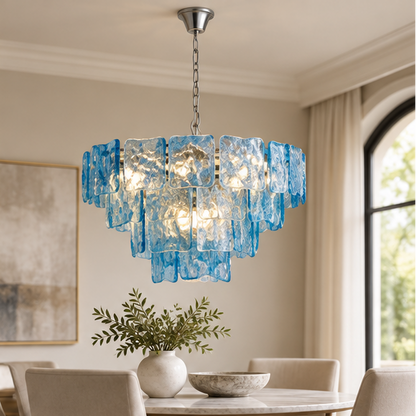 Clementine Tiered Glass Chandelier