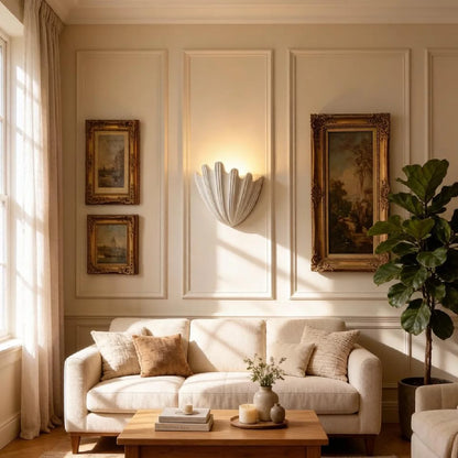 Coastal Wave Plaster Wall Light 4
