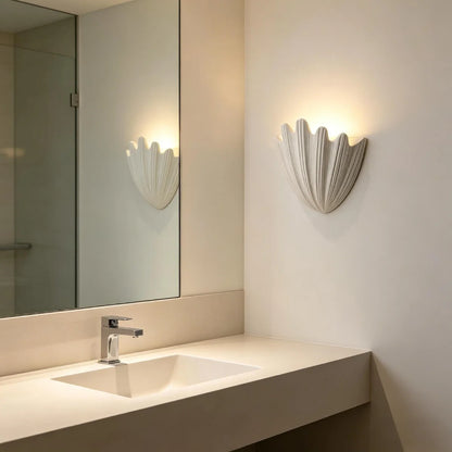 Coastal Wave Plaster Wall Light 6