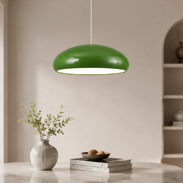 Minimalist Colorful Acrylic Bowl Pendant Light
