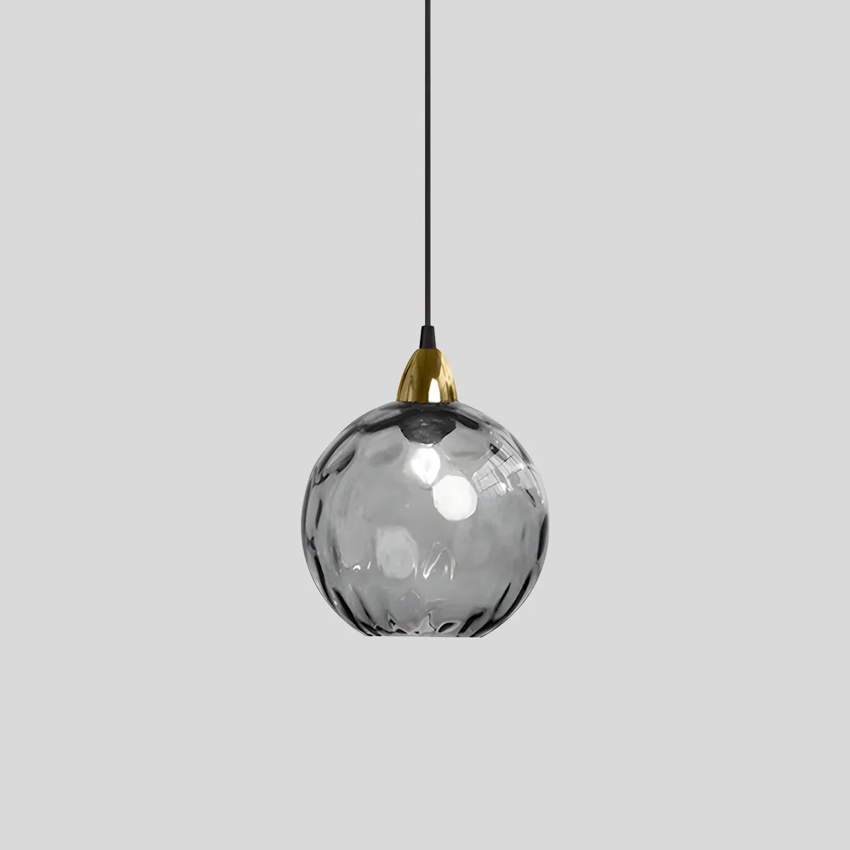 Luxora Colored Glass Ball Pendant Light, Modern Hanging Lamp for Living Room