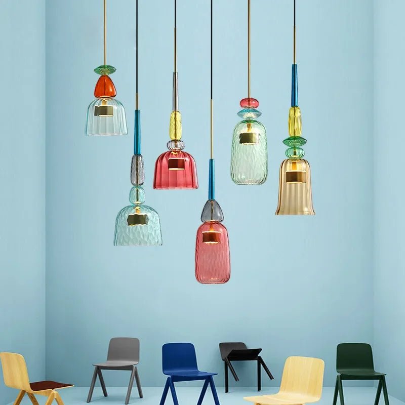 Colorful Glass Pendant Light 1