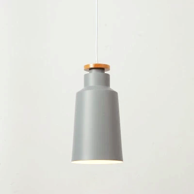 Colorful Metal & Wood Pendant Lights 0