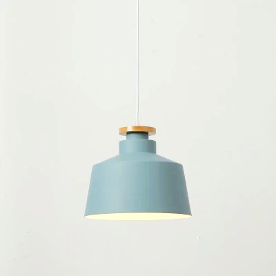 Colorful Metal & Wood Pendant Lights 12