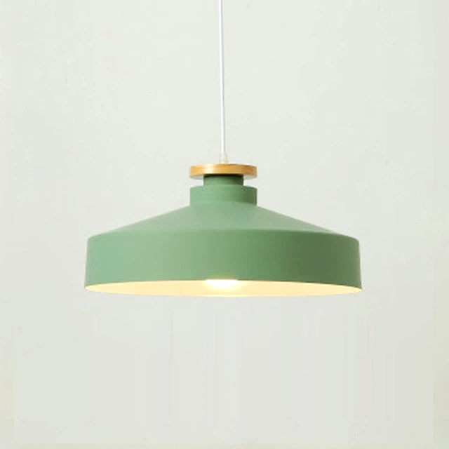 Colorful Metal & Wood Pendant Lights 14