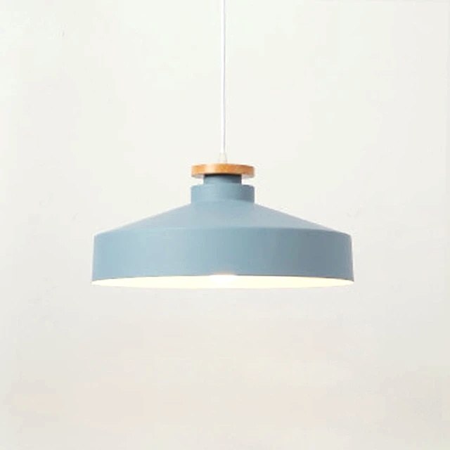 Colorful Metal & Wood Pendant Lights 15