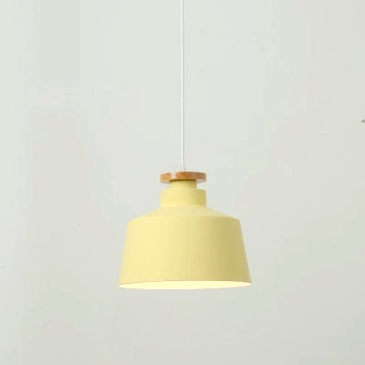 Colorful Metal & Wood Pendant Lights 17