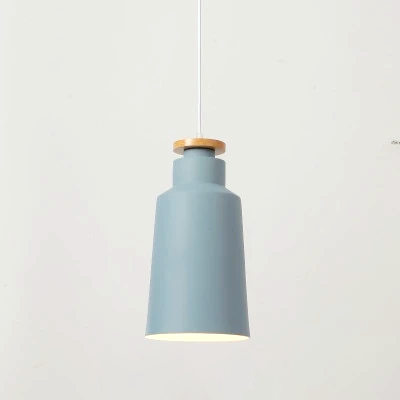 Colorful Metal & Wood Pendant Lights 19