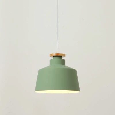 Colorful Metal & Wood Pendant Lights 9