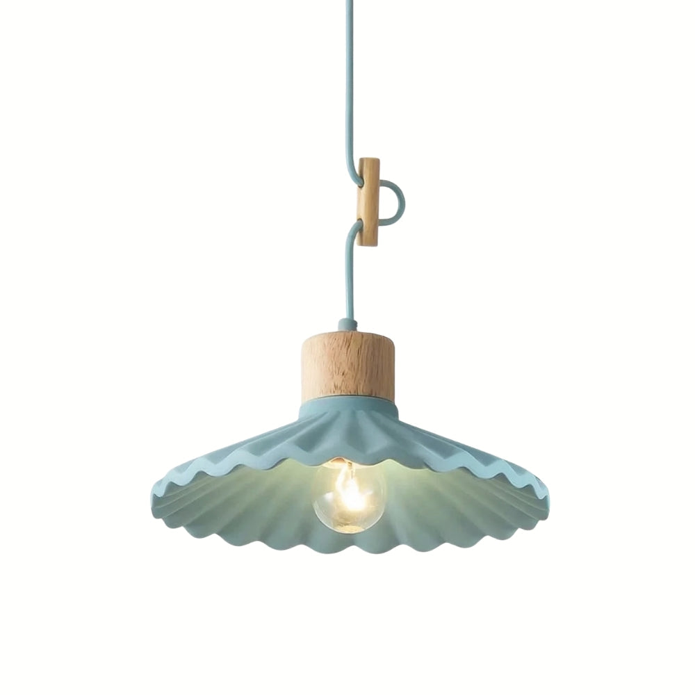 Colorful Nordic Fluted Shade Pendant Lights 0