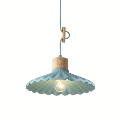 Colorful Nordic Fluted Shade Pendant Lights 0