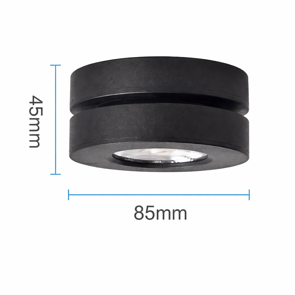 LuxRoyale Metal Rotating Downlight Ceiling Spot lights - Adjustable and Dimmable