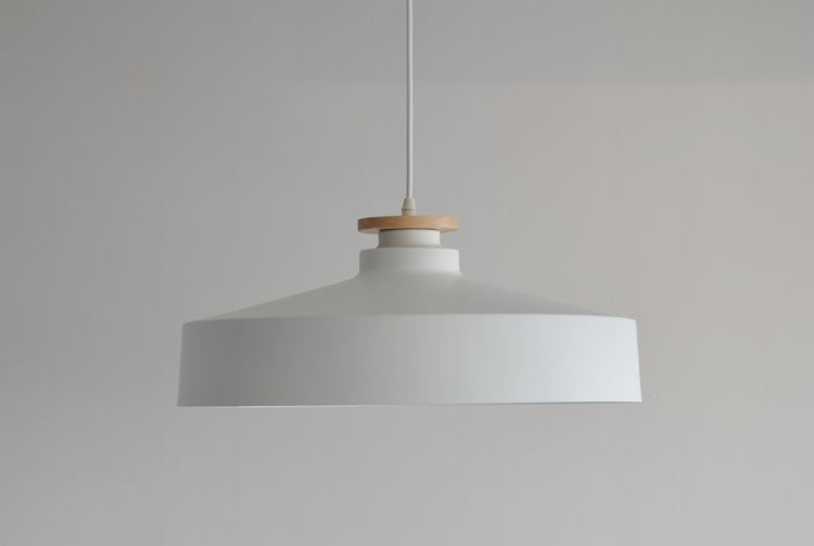 Contrast Metal & Wood Pendant Lights 5