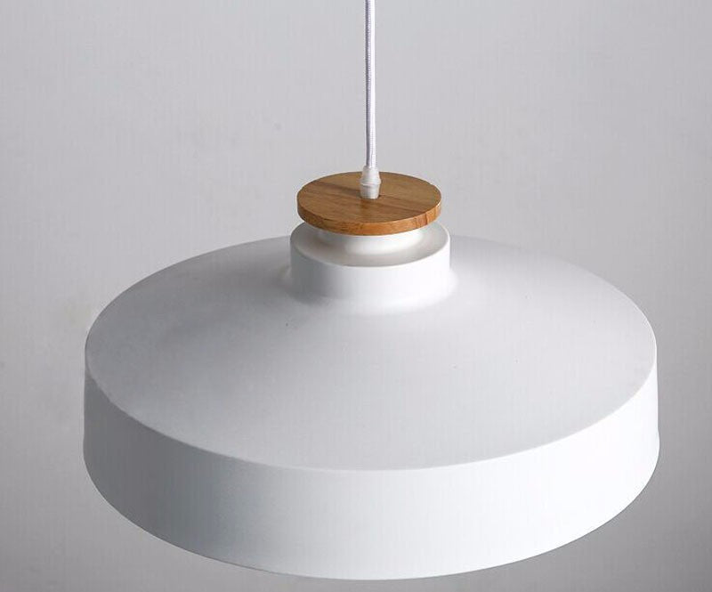 Contrast Metal & Wood Pendant Lights 6