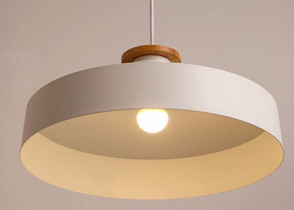 Contrast Metal & Wood Pendant Lights 7