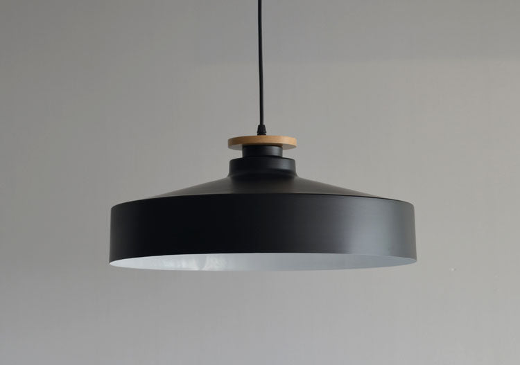 Contrast Metal & Wood Pendant Lights 8