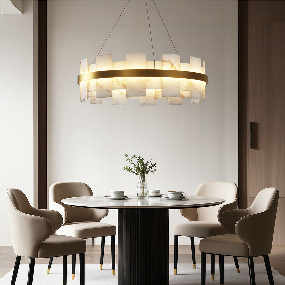 Copper Modern Chandelier Luxury Creative Ceiling Light 4