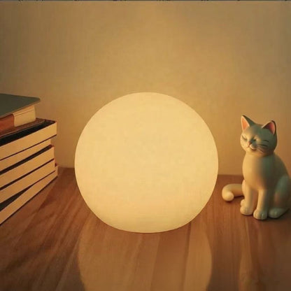 Cordless LED Moon Table Lamp 1