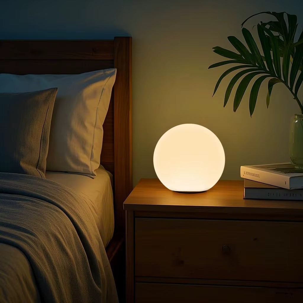 Cordless LED Moon Table Lamp 3