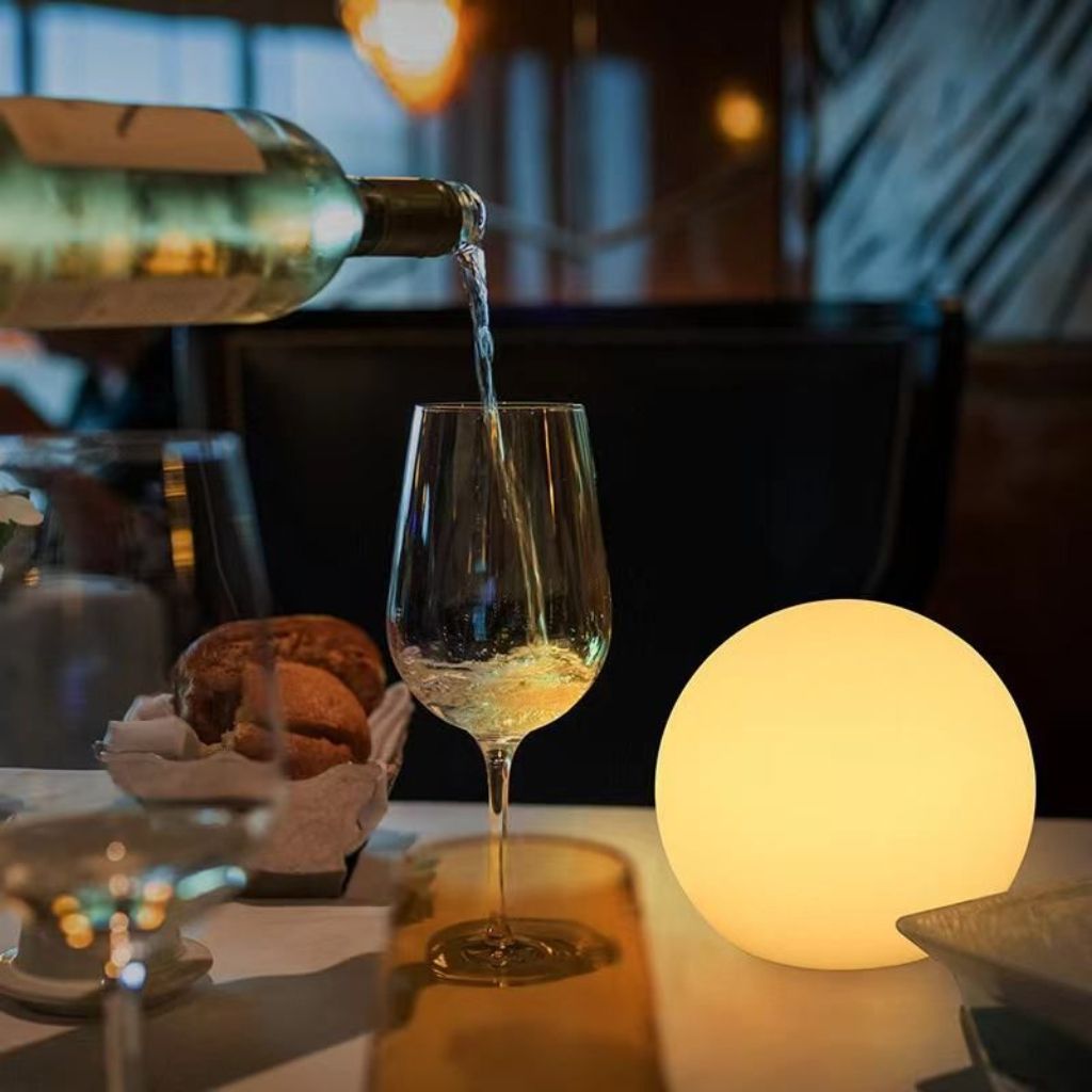 Cordless LED Moon Table Lamp 4