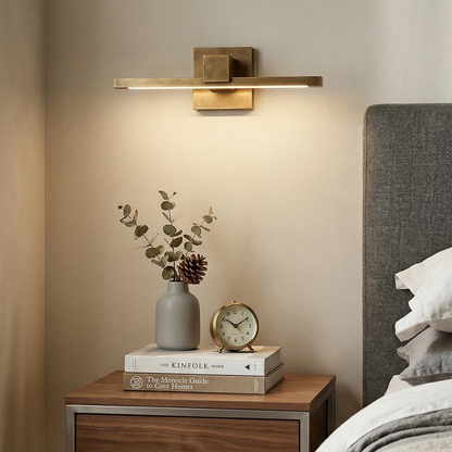 Corinth Brass Picture Light Wall Sconce 1