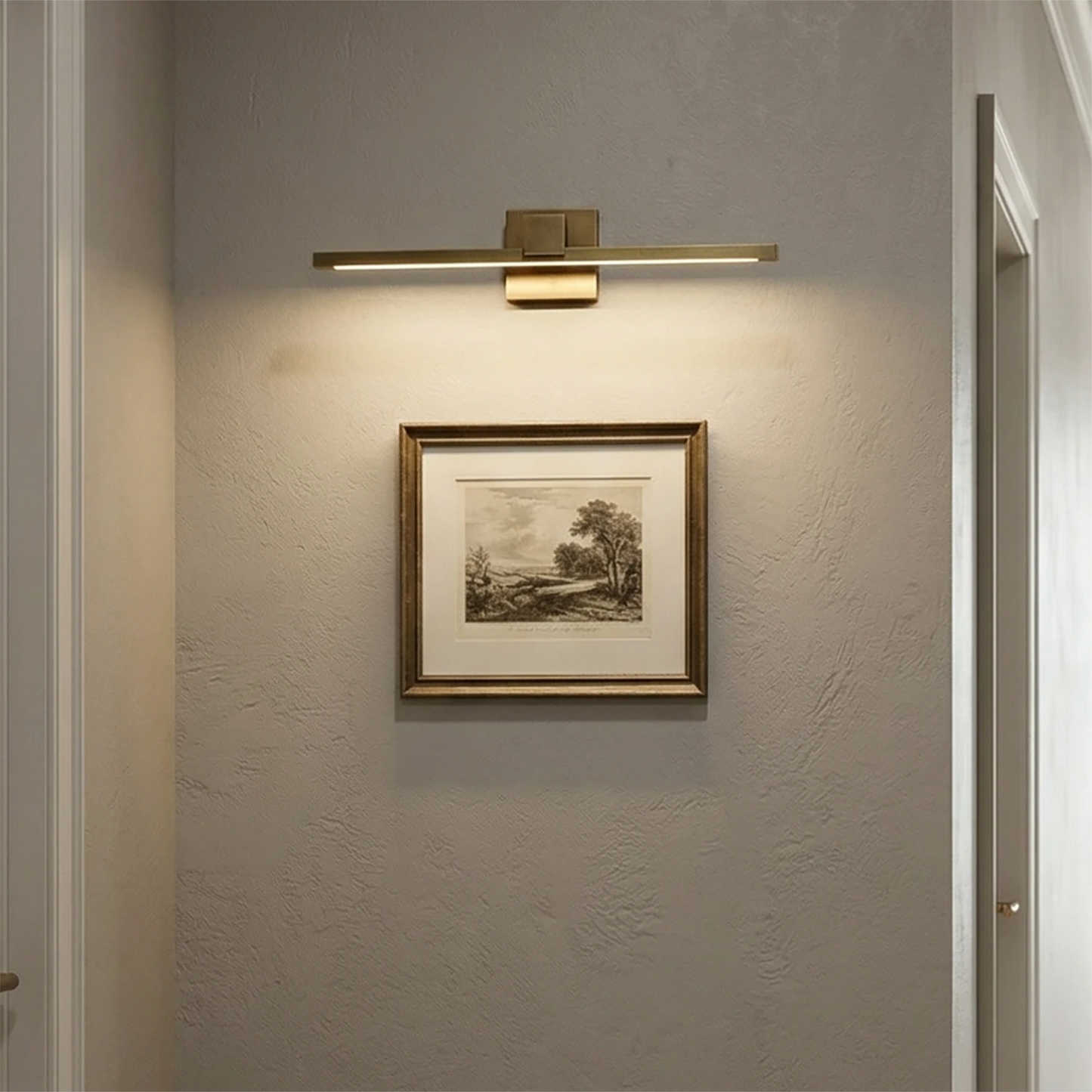 Corinth Brass Picture Light Wall Sconce 3