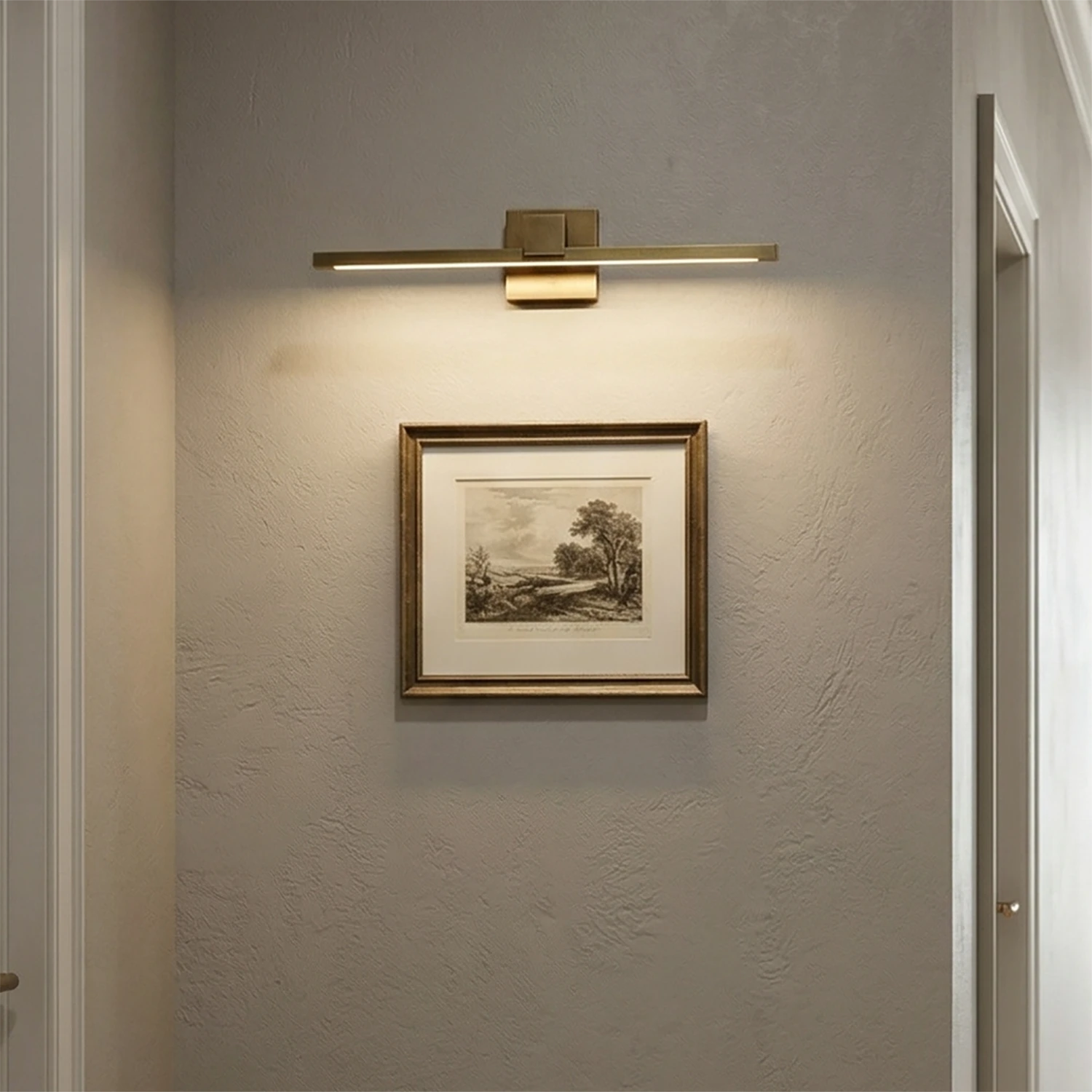 Corinth Brass Picture Light Wall Sconce 3
